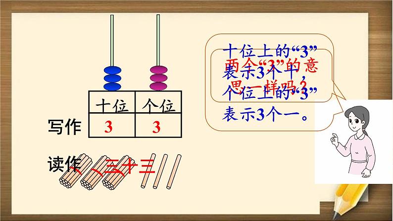 人教版数学一年级下册：4 第2课时 《读数和写数》课件08