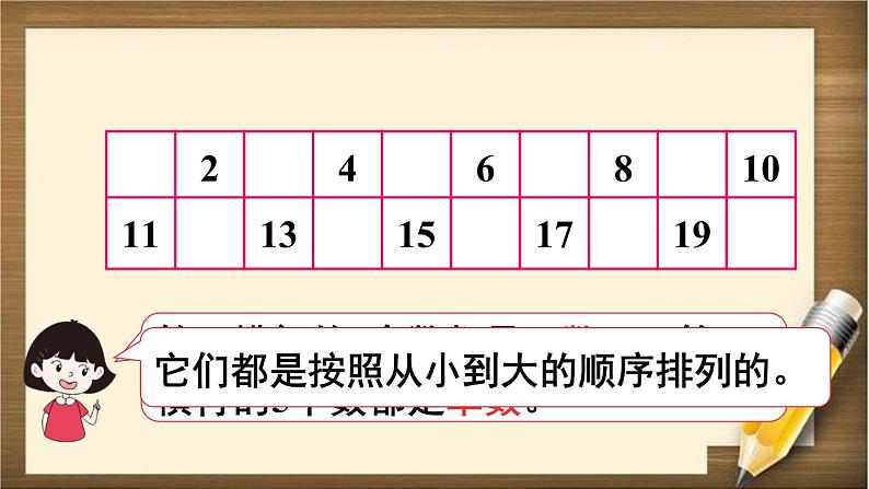 人教版数学一年级下册：4 第3课时 《数的顺序》课件第5页