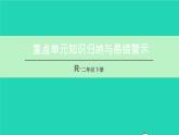 二年级数学下册2表内除法一重点单元知识归纳与易错警示课件