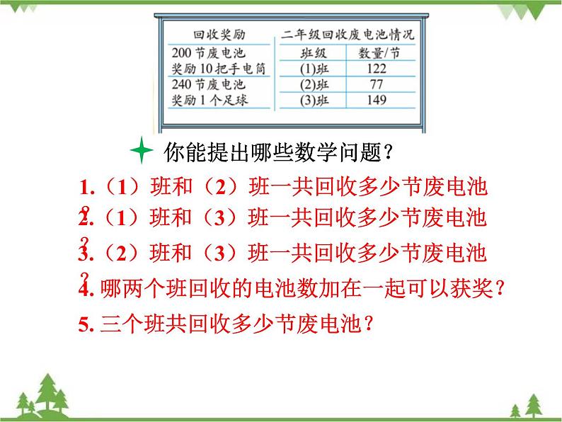 二年级下册数学课件-5.2 回收废电池 北师大版  课件(共23张PPT)第8页