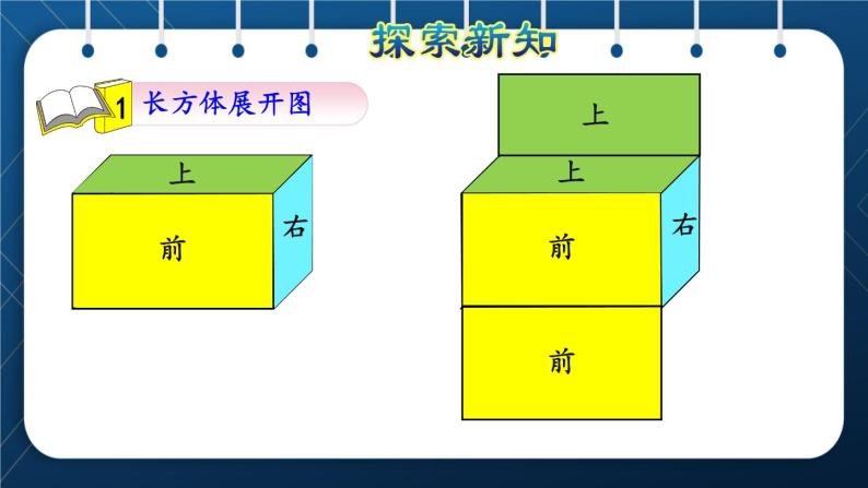 人教版五年级数学下册  第3单元 长方体和正方体 第3课时  长方体、正方体的展开图 (课件)03