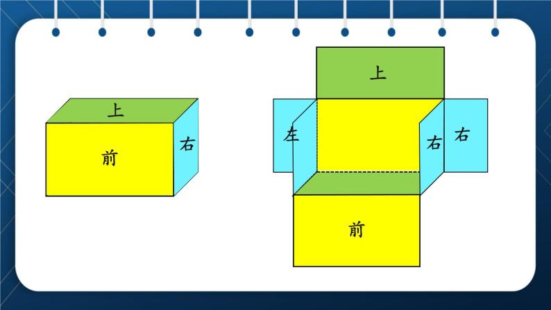 人教版五年级数学下册  第3单元 长方体和正方体 第3课时  长方体、正方体的展开图 (课件)04