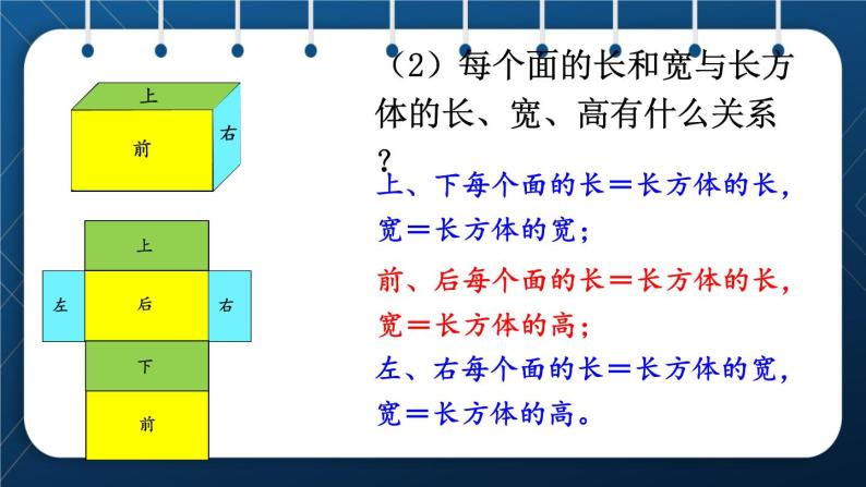 人教版五年级数学下册  第3单元 长方体和正方体 第3课时  长方体、正方体的展开图 (课件)07