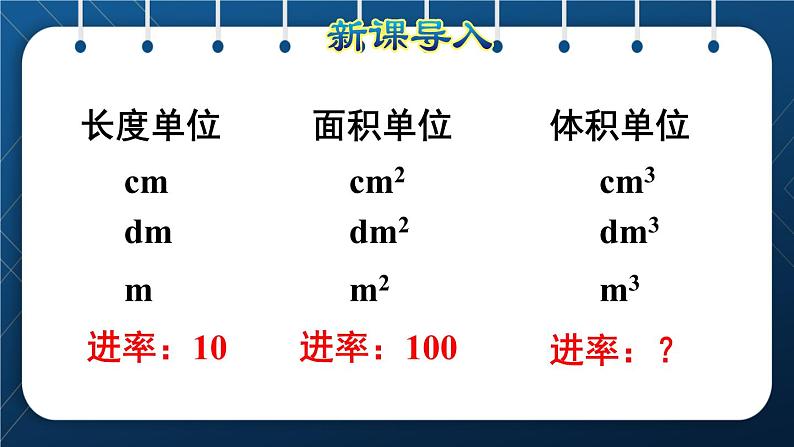 人教版五年级数学下册  第3单元 长方体和正方体 第8课时  体积单位间的进率 (课件)02