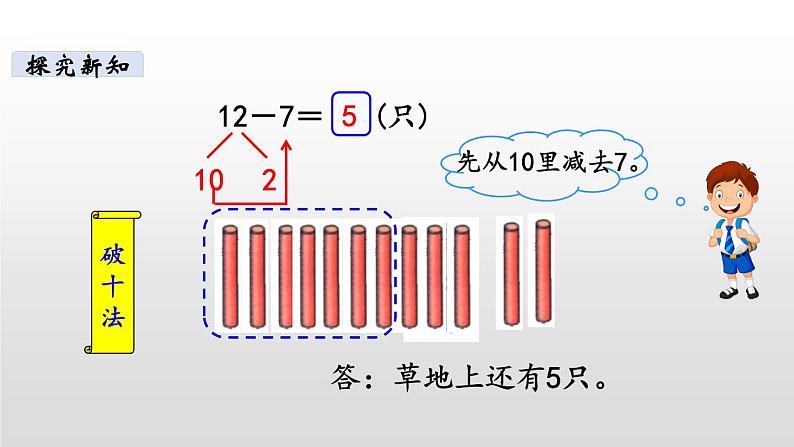 一年级下册数学北师大版第一单元第3课时 快乐的小鸭第5页