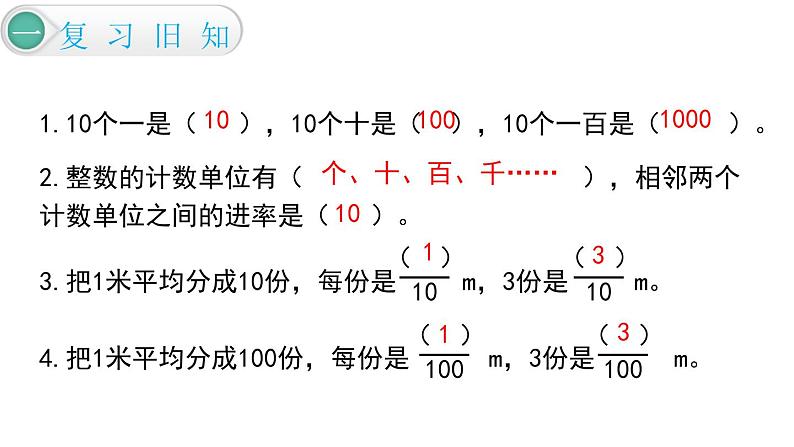 【21春课件】人教版四年级数学下册第4单元小数的意义和性质[共12课时 226张PPT]02