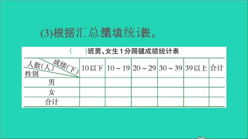 四年级数学下册 八平均数 2条形统计图课件西师大版08