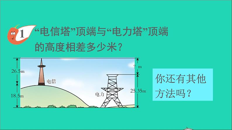 四年级数学下册 七小数的加法和减法 2问题解决课件西师大版06