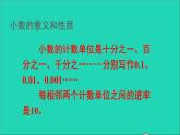 四年級數(shù)學(xué)下冊 九總復(fù)習(xí) 專題一數(shù)與代數(shù) 第1課時小數(shù)課件西師大版
