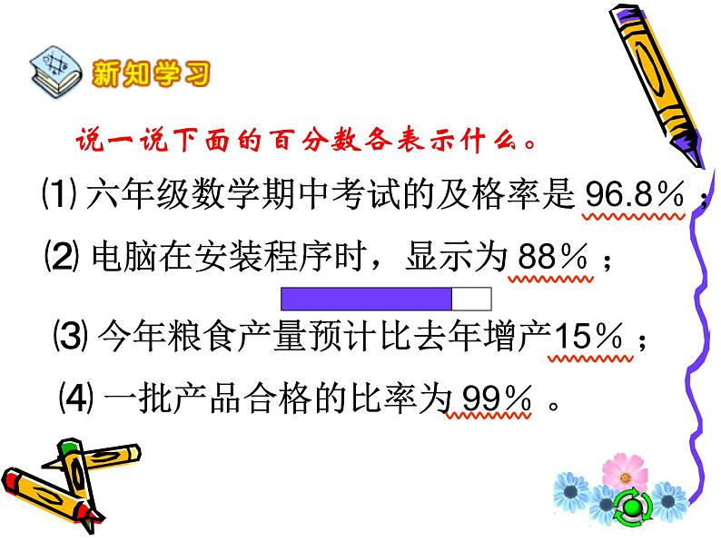 人教版六年级数学上册百分数的意义和写法课件第8页