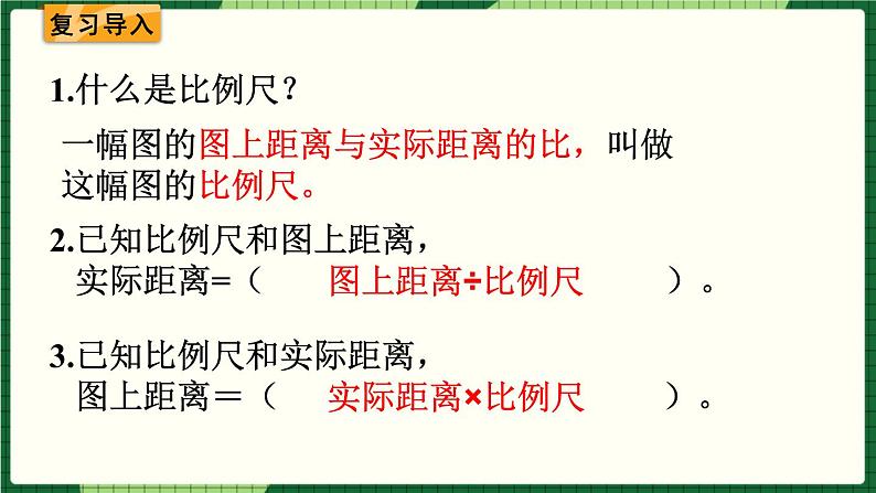 人教版数学六下 4.3.3 比例尺（3） 精品课件第2页