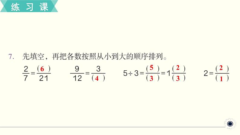 人教版数学五下 练习二十八 总复习 PPT课件08