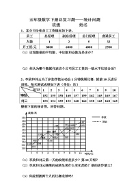 小学数学人教版五年级下册9 总复习同步达标检测题