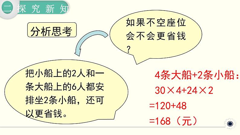 人教版数学四下 1.3.2 租船 精品课件07