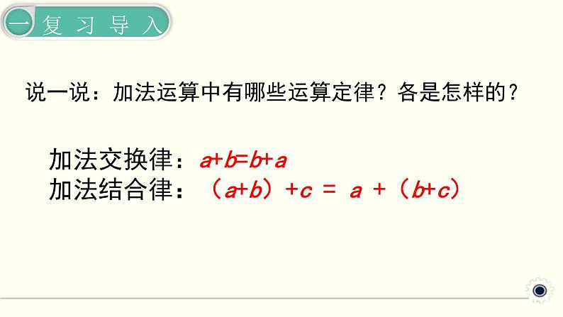 人教版数学四下 3.2.1 乘法运算定律（1） 精品课件第3页