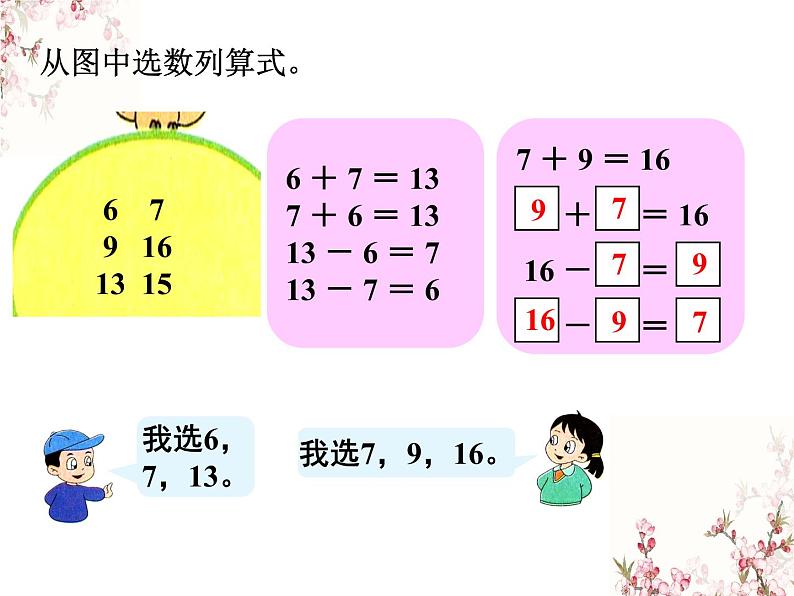 2021春浙教版 一年级下册数学课件-1.3《加法和减法》 (共19张PPT)05