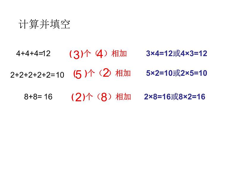 2021春浙教版 一年级下册数学课件-2.5 2的乘法口诀 (共21张PPT)第2页