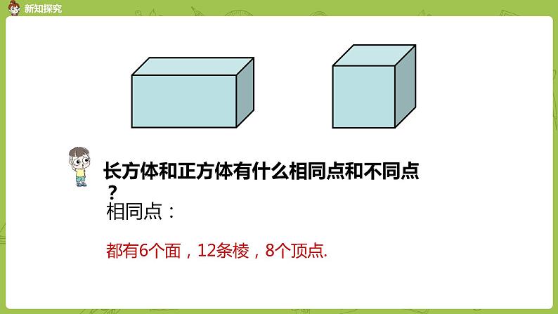 人教版五年级数学下册 第三单元 长方体和正方体的认识课时2（PPT课件）07