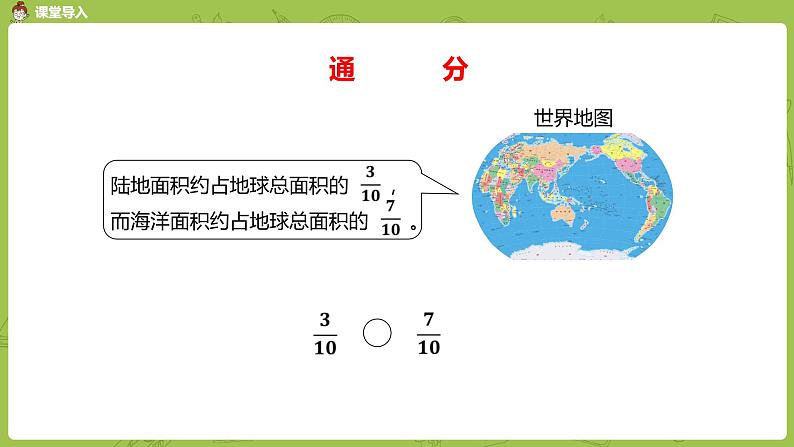 人教版五年级数学下册 第四单元 通分-课时4（PPT课件）第5页