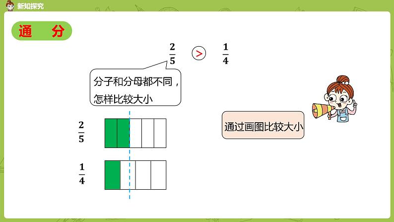 人教版五年级数学下册 第四单元 通分-课时4（PPT课件）第8页