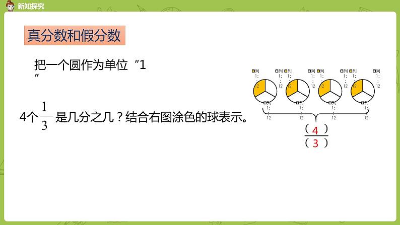 人教版五年级数学下册 第四单元 真分数和假分数课时4（PPT课件）第7页