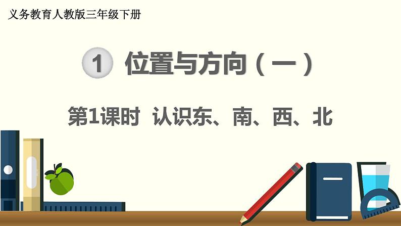 人教版数学三下 1.1 认识东、南、西、北 精品课件01