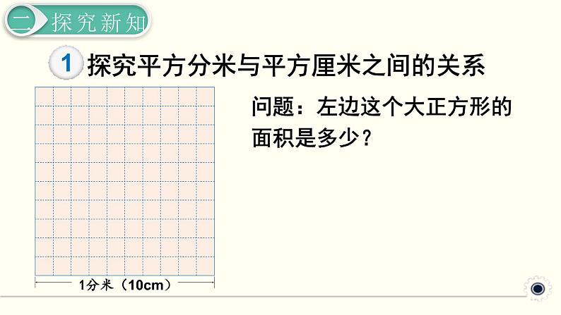 人教版数学三下 5.3 面积单位间的进率 精品课件第3页