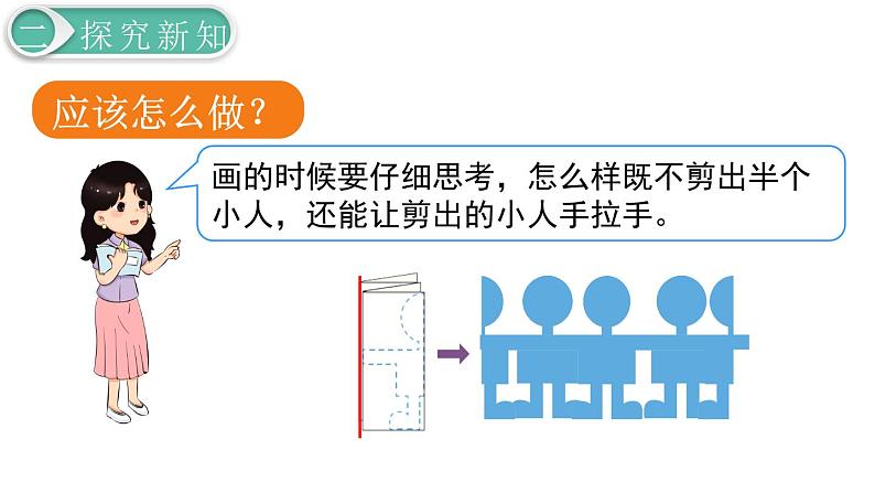 二年级数学人教版下册课件第3单元第4课时  剪一剪07