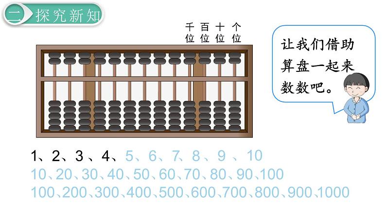 二年级数学人教版下册课件第7单元第3课时  1000以内数的认识（3）06