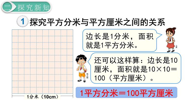 义务教育人教版三年级数学下册第5单元第6课时 面积单位间的进率第4页