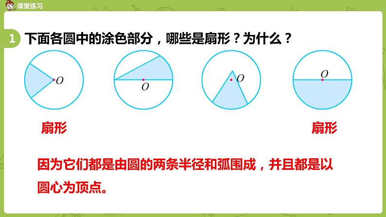 苏教版五年级数学下册 第六单元第3课时  认识扇形 (2)（PPT课件）第8页