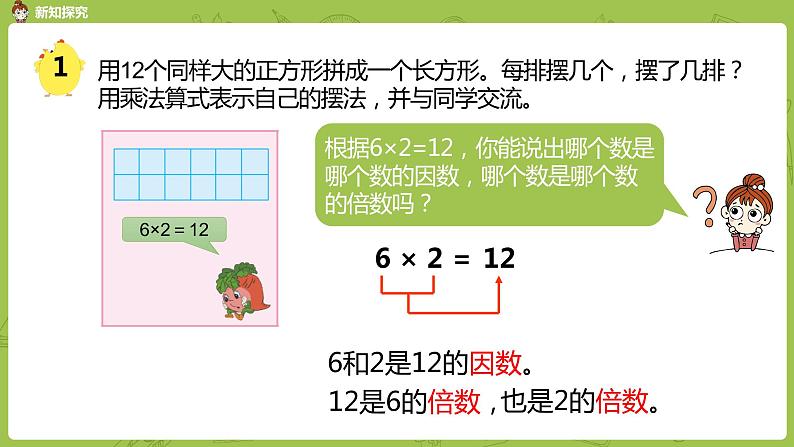 苏教版五年级数学下册 第三单元第1课时 因数和倍数的认识（PPT课件）第5页