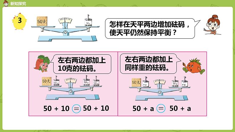 苏教版五年级数学下册 第一单元 等式的性质和解方程（1）（PPT课件）第4页