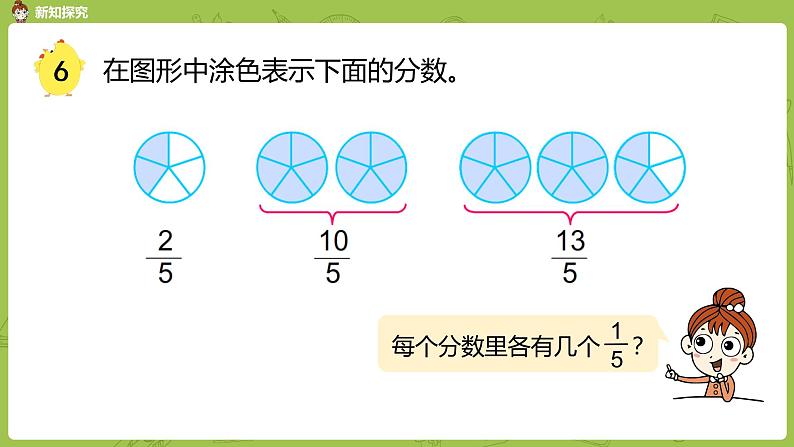 苏教版五年级数学下册 第四单元第5课时 真分数和假分数（PPT课件）第8页