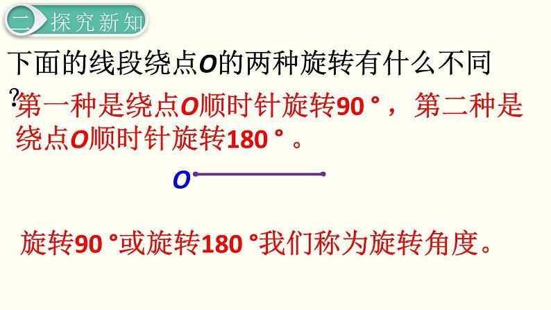 义务教育人教版五年级数学下册 第5单元  图形的运动（三）   第1课时  旋转（1）第6页