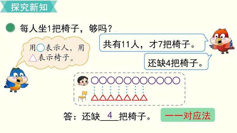 一年级北师大数学下 第一单元  加与减（一） 第4课时  开会啦第4页