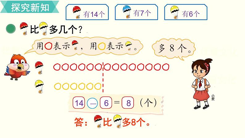 一年级北师大数学下 第一单元  加与减（一） 第5课时  跳伞表演（1） 课件04