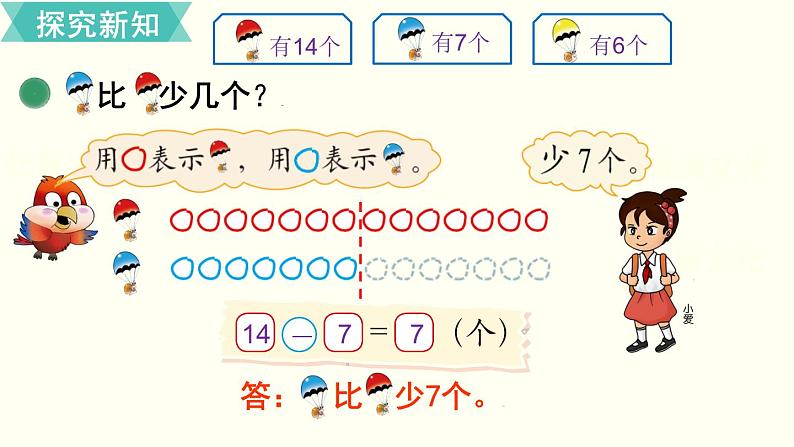一年级北师大数学下 第一单元  加与减（一） 第5课时  跳伞表演（1） 课件05