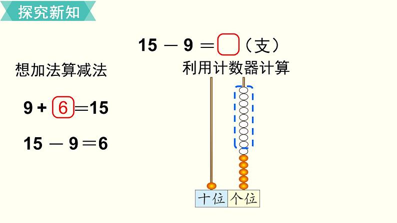 一年级北师大数学下 第一单元  加与减（一） 第1课时  买铅笔 课件05