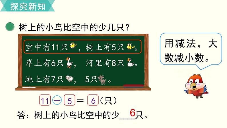 一年级北师大数学下 第一单元  加与减（一） 第7课时  美丽的田园 课件03