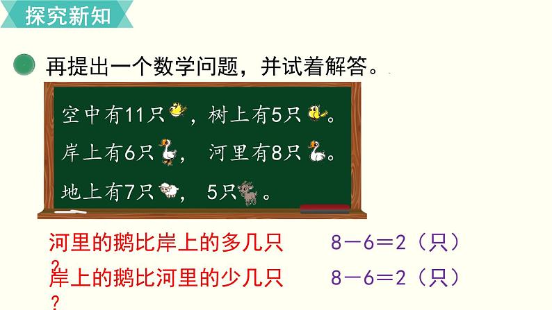 一年级北师大数学下 第一单元  加与减（一） 第7课时  美丽的田园 课件06