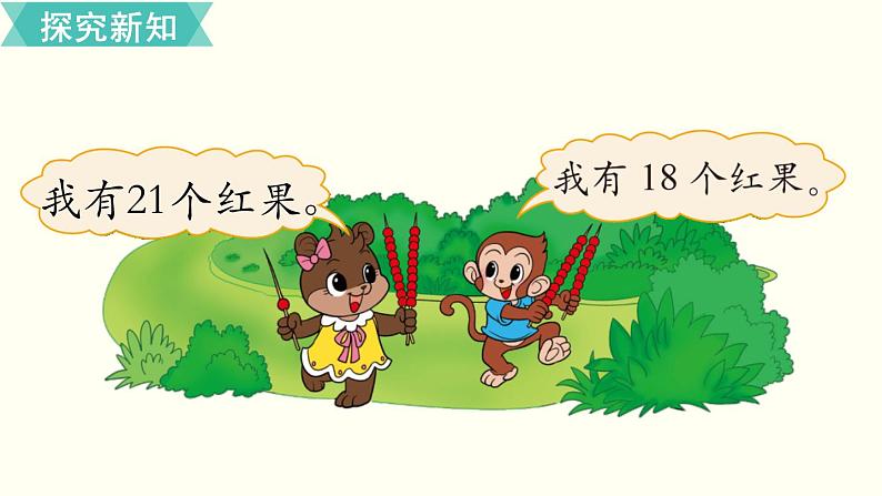 一年级北师大数学下第三单元  生活中的数  第4课时  谁的红果多第4页