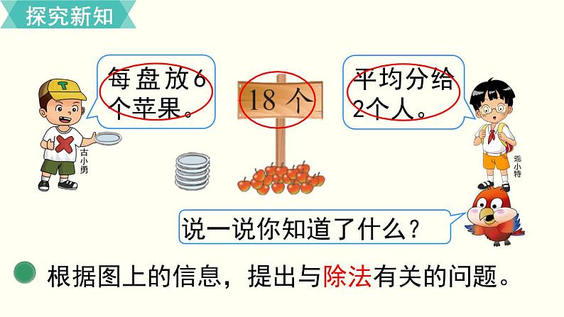 二年级北师大数学下第一单元  除  法 第1课时  分苹果 课件03