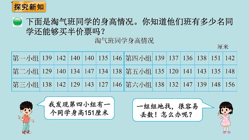 三年级北师大数学下第七单元  数据的整理和表示  第2课时 快乐成长 课件03