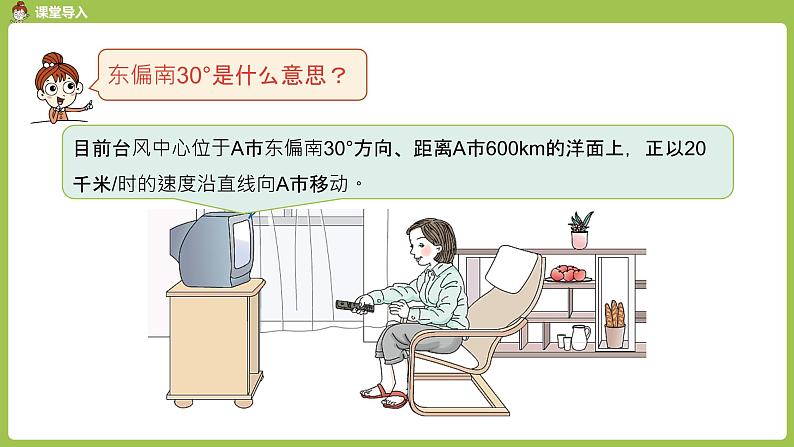 1.人教6上第2单元《用方向和距离描述点的位置》课时1 课件02