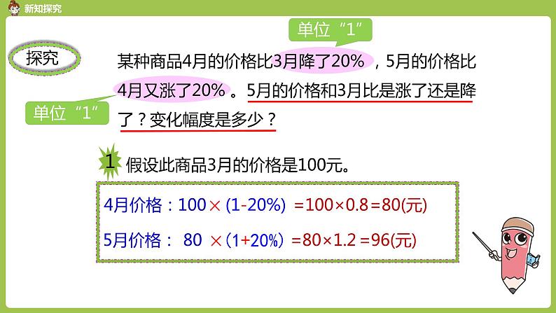 人教六（上）6单元《用百分数知识解决有关变化幅度的问题》课时304