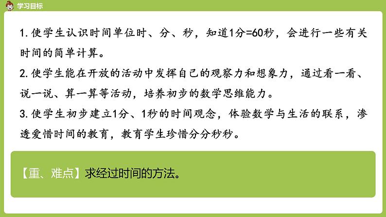 人教版三年级上册 第1单元 课时3 经过时间的计算课件02