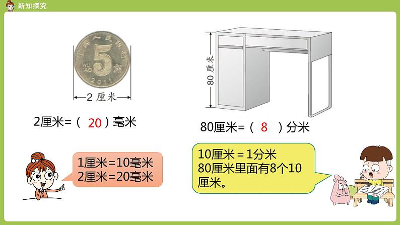 人教版三年级上册 第3单元 课时2 分米的认识课件07