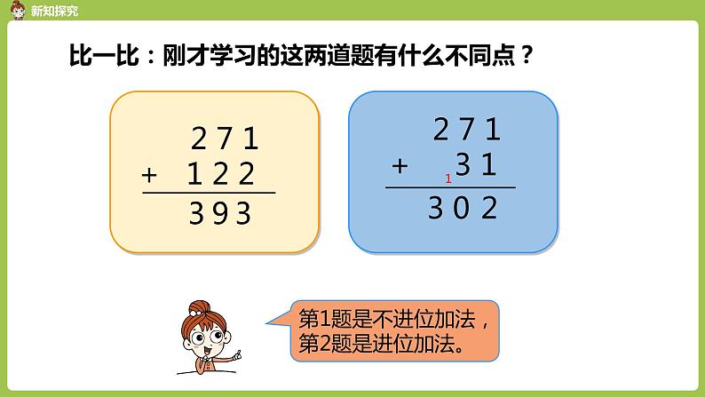 人教版三年级上册 第4单元 课时1 加法1课件08