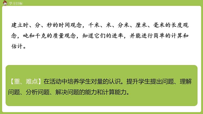 人教版三年级上册 总复习 课时1 总复习 时、分、秒 测量课件02